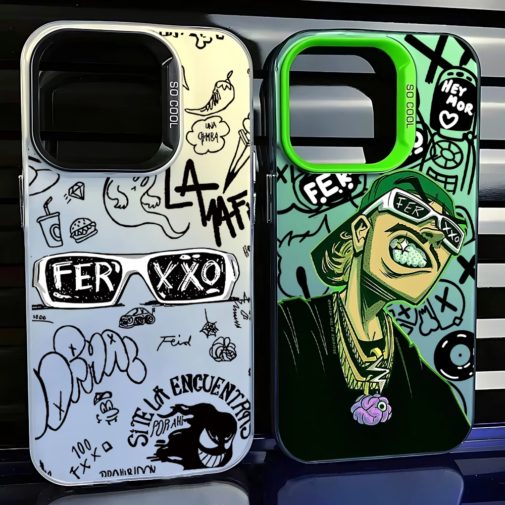 Fashion Street Ferxxo Graffiti Phone Case for Samsung Galaxy S26 S25 S24 S23 S22 S21 S20 Note20 FE Ultra Edge Plus 5G Anti Fall