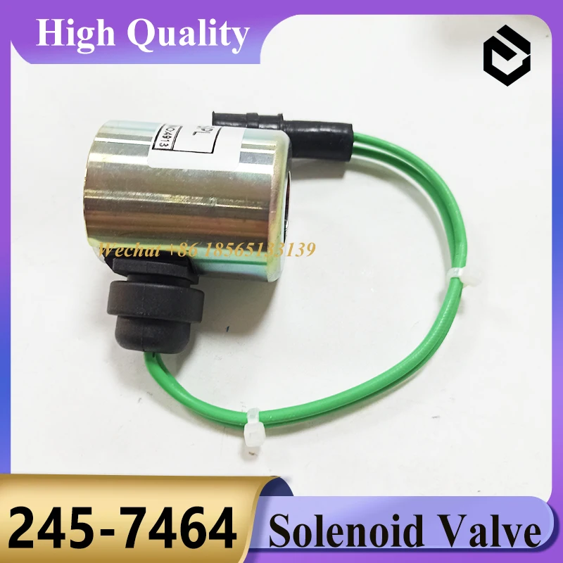 245-7464  2457464  Solenoid Valve Solenoid Coil for Caterpillar CAT 3612 3616 12H 120H 135H 160H 140H