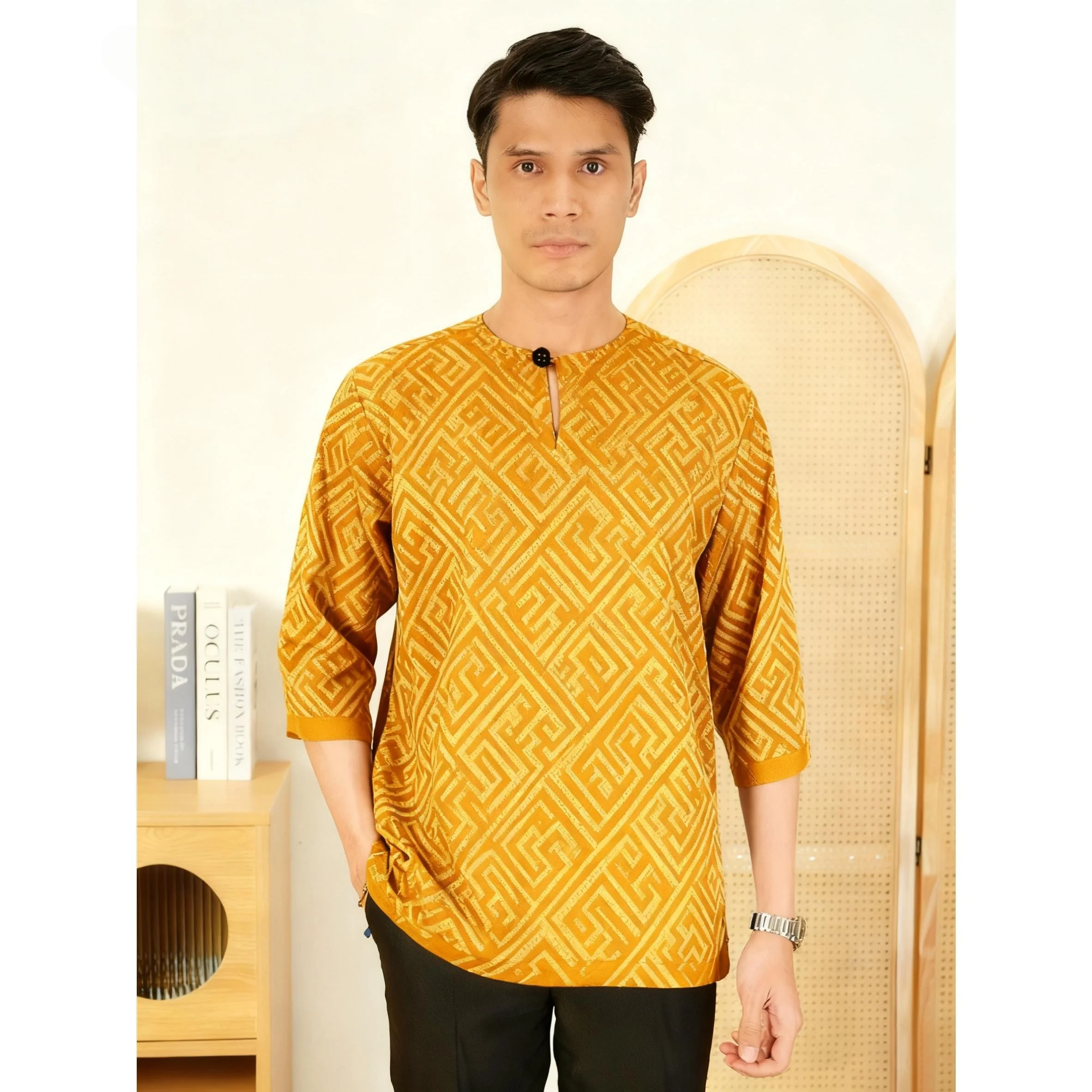 2026 عباية ثوب عربية على الطراز الوطني هينلي النطاقات عادي ثوب تي شيرت مسلم ثوب بأكمام قصيرة الشرق الأوسط روبا أرابي دي