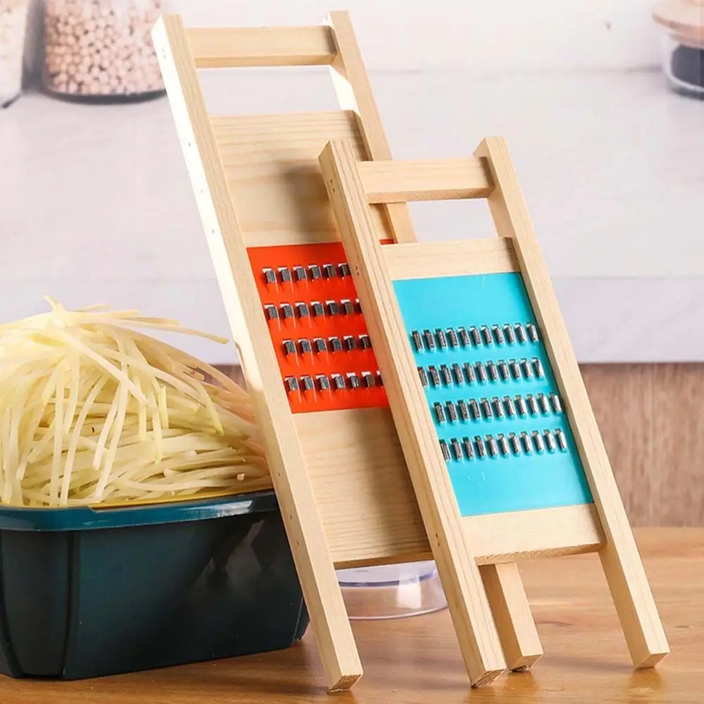 

Wooden Carrot Fruit Kitchen Tools Cucumber Potato Vegetable Cutter Food Grater Peeler Cheese Slicer