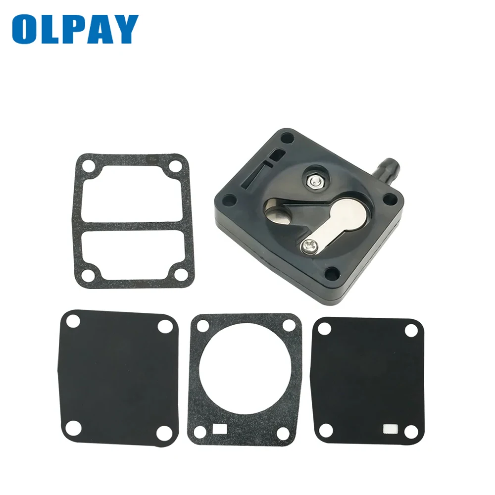 6G1-24432 Carburetor Fuel Gasket Kit For Yamaha 2T 6HP 8HP 9.9HP 15HP Parsun Powertec HDX Seapro view 2