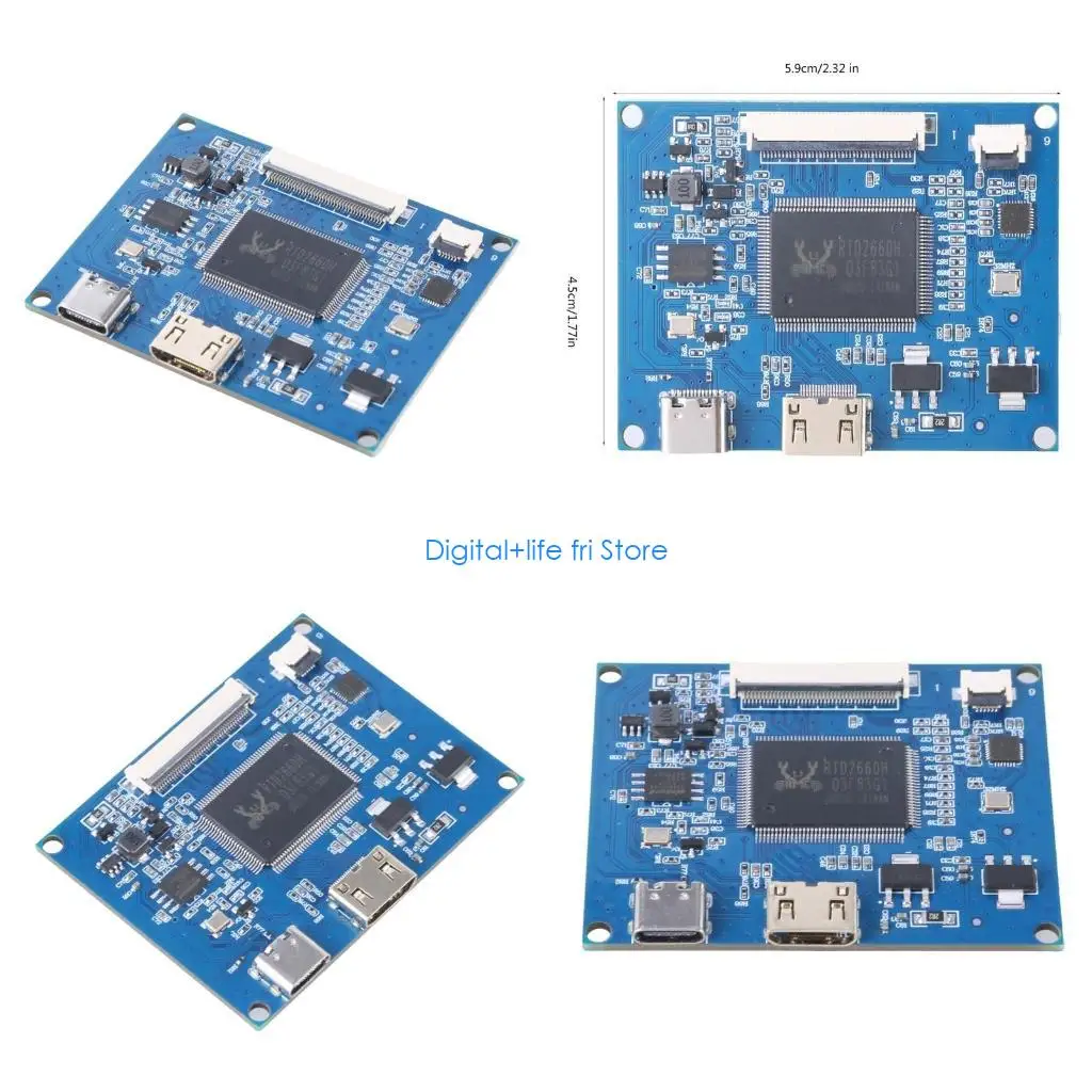 E06D 40Pin LVDS LCD Screen Driver Board LCD Display Screen Assembly Unit 1024X600