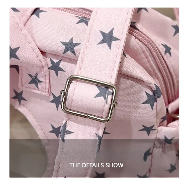 Star Angel Wings Ita Bag Handtasche mit großem Fassungsvermögen, Umhängetasche für Mädchen, japanischer Stil, Anime-Themen-Pendlertasche, Handtasche zum Tragen über der Schulter – Detail 8