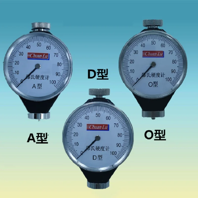 Professional Shore Type A/O/D Tire Silicone Plastic Hardness Tester Meter 0-100 HA Sclerometer