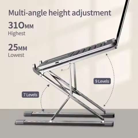 2026 N8 Adjustable Aluminum Foldable Laptop Stand — best overall foldable laptop stand