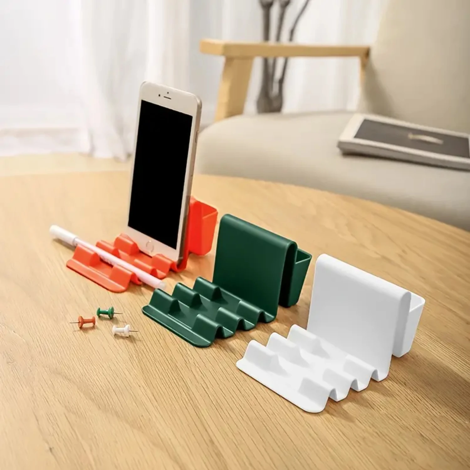 

Convenient and Lightweight Portable Mini Stand for Your Devices - Ideal for Travel and Home Use - Small Lazy Desktop Mobile Phon