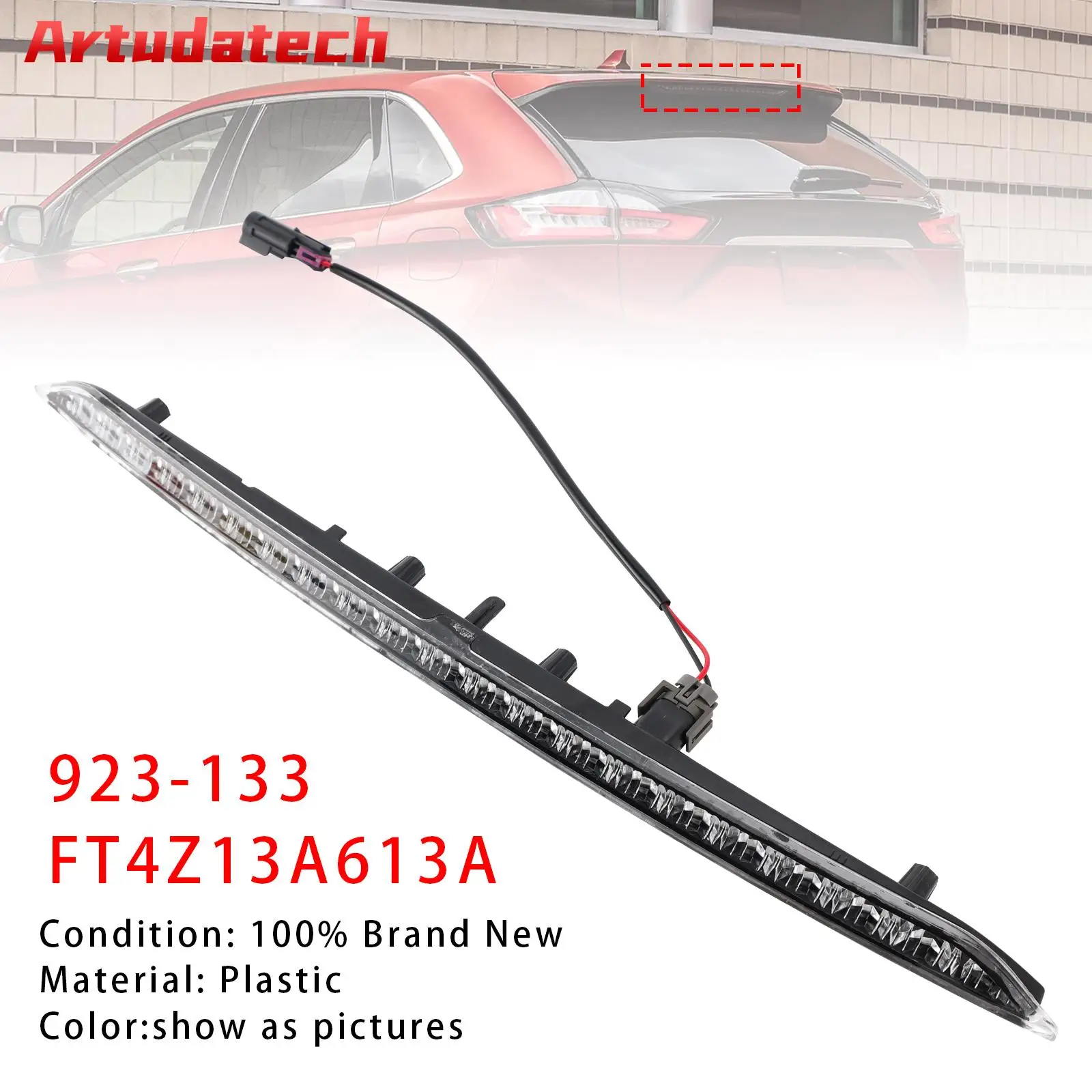 

Artudatech светодиодный 3-й третий стоп-сигнал в сборе 923-133 для Ford Edge 2015-2020, автомобильные аксессуары