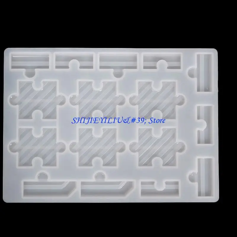 E21F 3D Chess Crystal Epoxy Casting Mold for Family Party Board Games Home Decoration