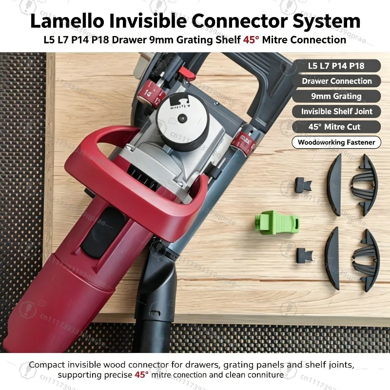 Portable P2 Wood Slotting Machine Electric Invisible Biscuit Tenon Cutter For Household Decoration Work