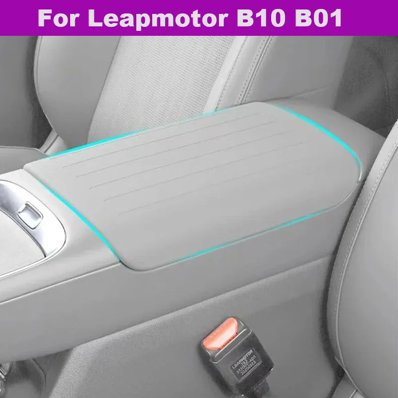 Image of Auto-Armlehnen-Aufbewahrungsbox, Schutzhülle aus Silikagel, Autoteile für Leapmotor B10 B01
