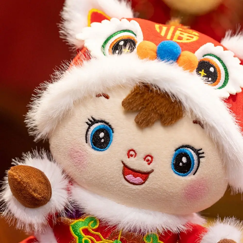 السنة الجديدة التميمة الكرتون الحيوان الحصان محشوة اللعب 16/20/25 سنتيمتر محظوظ الصينية زودياك الحصان الأحمر لطيف المهر أفخم دمية مهرجان هدية