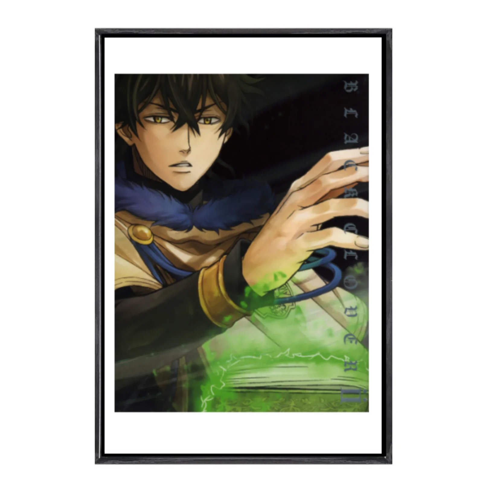 

Japanese Manga Multi-Size Canvas Poster Double Framed Wall Art,Black Clover Home Decor for Living Room Bedroom