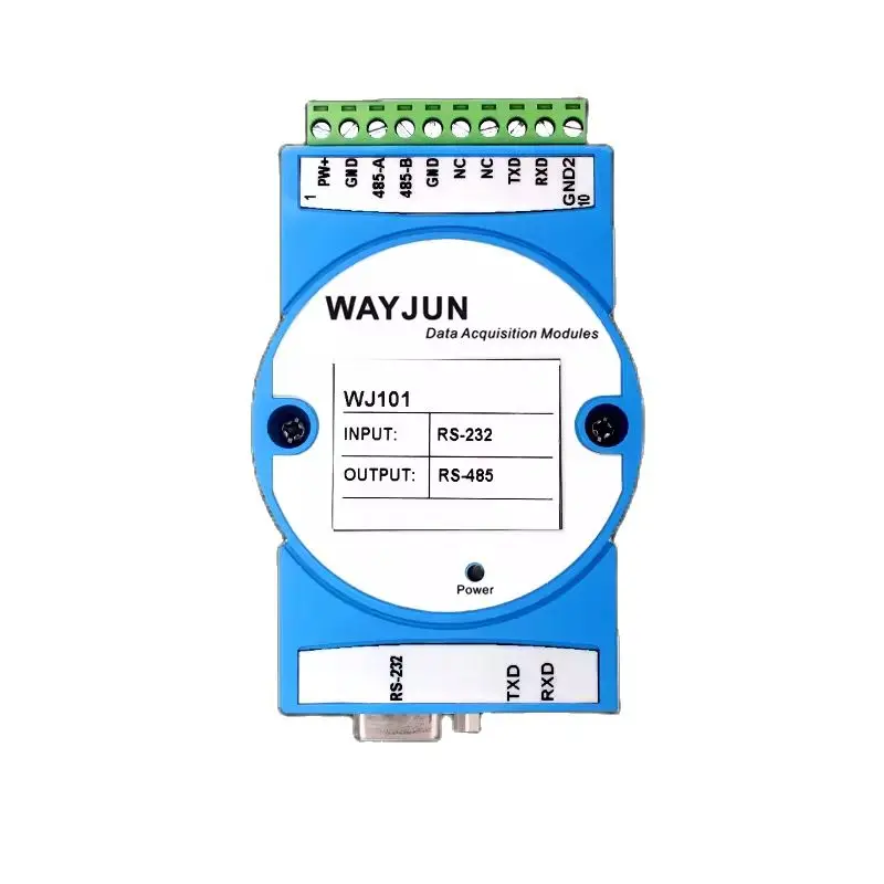 WJ101 industrial grade RS-232 to RS485 isolation signal conversion module 485 to 232Modbus