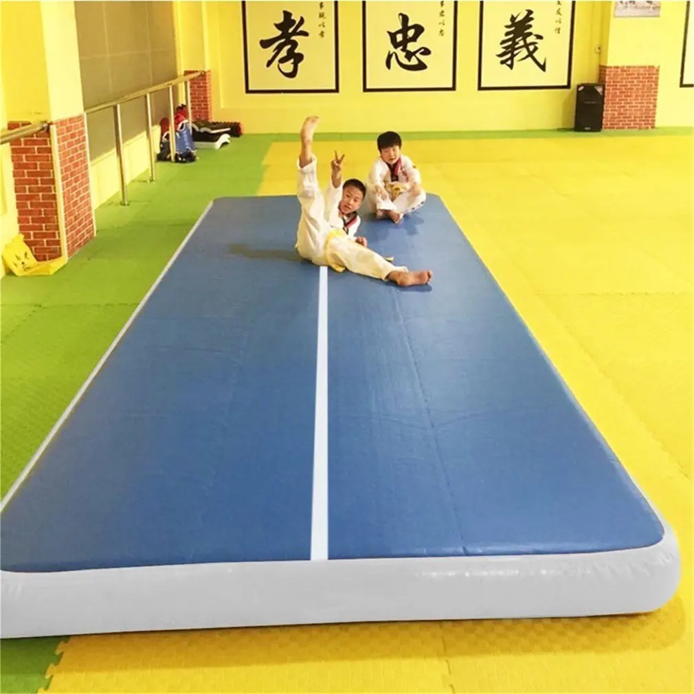 Taekwondo Cushion Inflatable Mat Gymnastics Air Cushion For Training Exercise Gym Martial Arts Special Effects Parkour