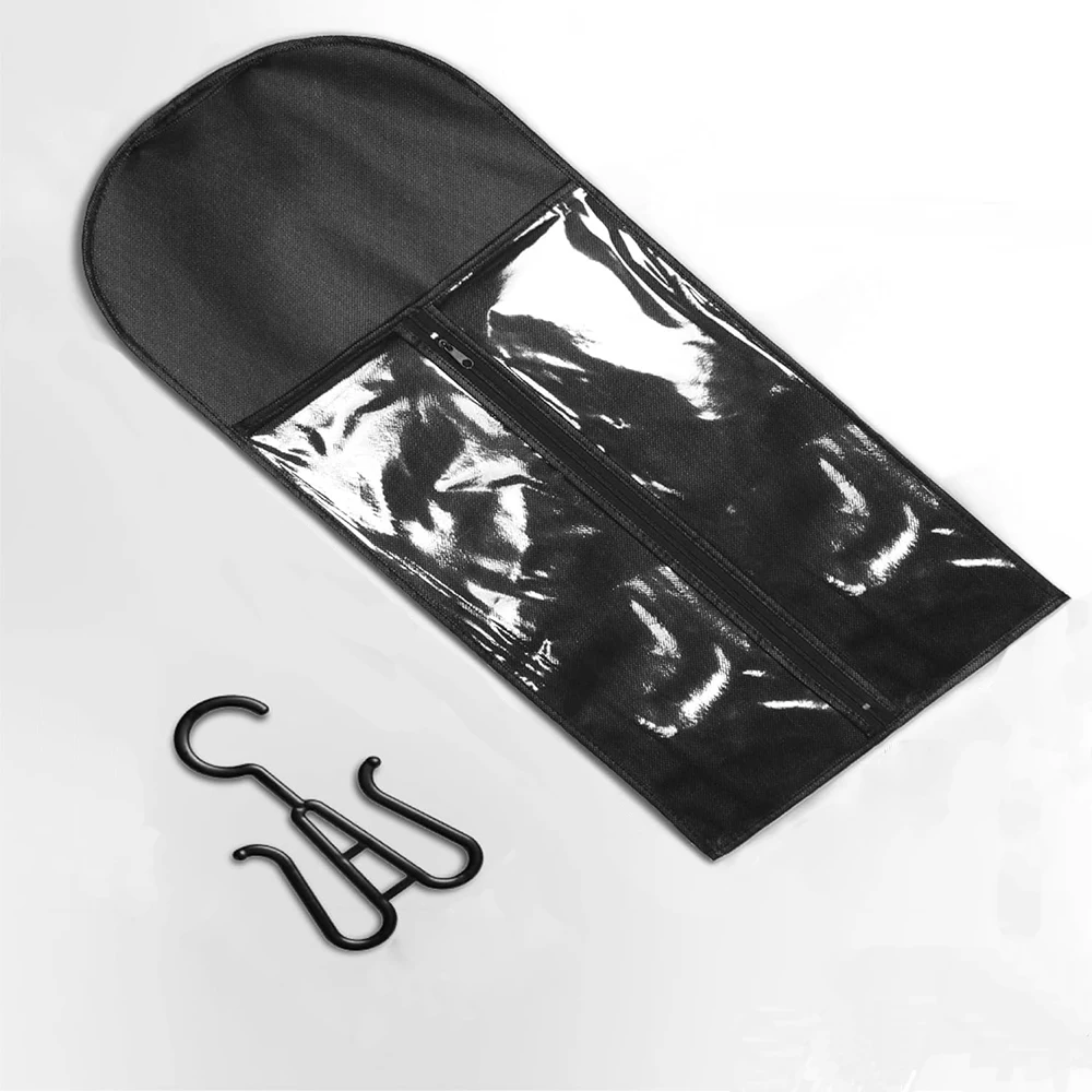 1pcs Wig Storage Bags with Hanger Hair Extension Wig Storage Hanger Bags for Wigs, Organizer Dust-Proof Closet Wig & Accessories