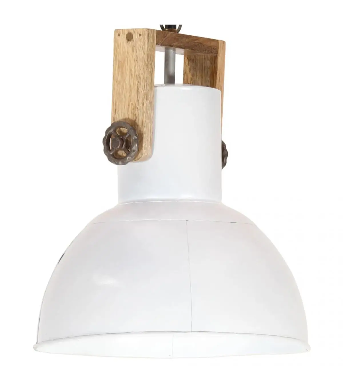 25 W White 32 cm E27 round handle industrial pendant lamp lamps