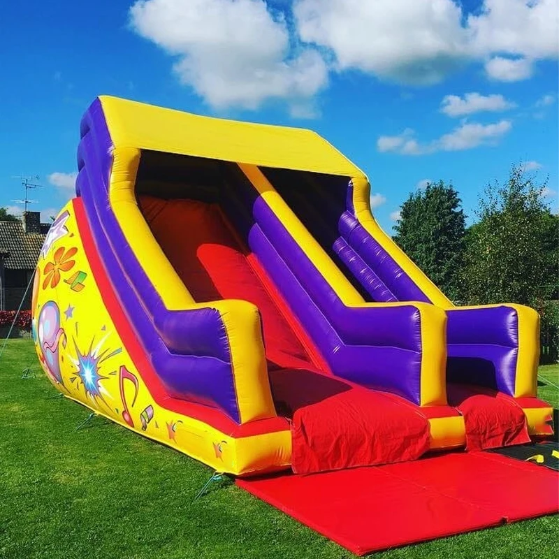 High Quality Inflatable Slide With Bright Colors Suitable For Children's Entertainment Cute Inflatable Slide Small Slide