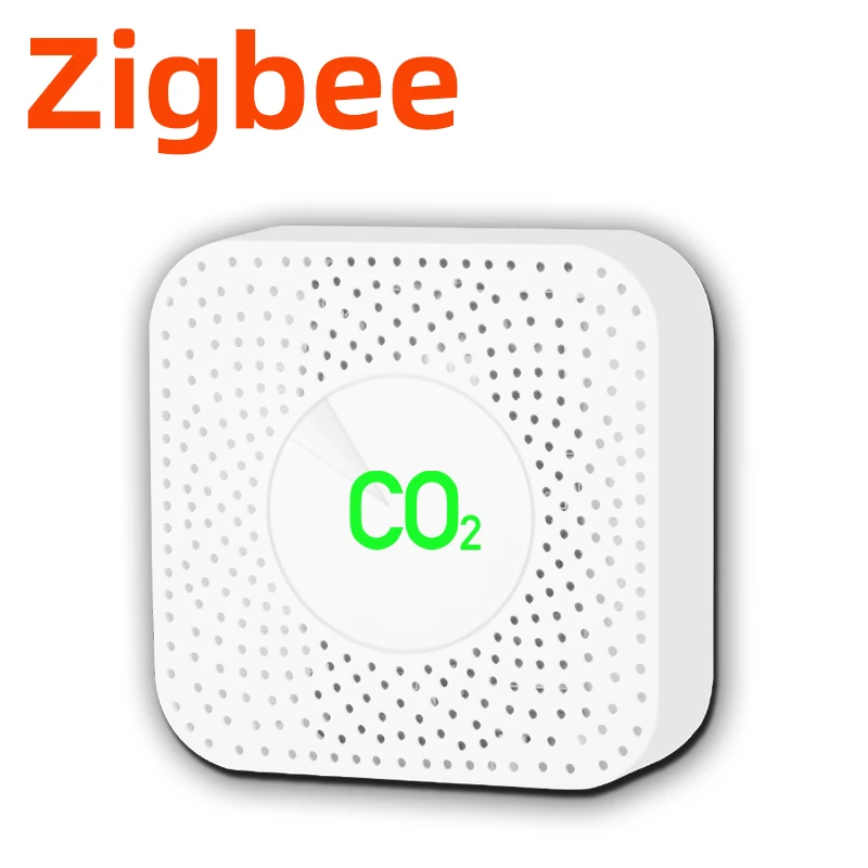 Tuya Smart WiFi/ZigBee Kooldioxidemeter NDIR Hoge precisie realtime detectie Intelligente koppeling Home School CO2-detector