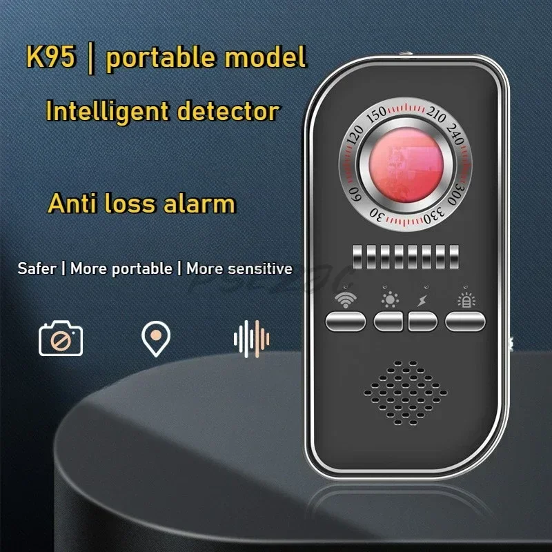 K95 Hotel Intelligent Camera Detector GPS Signal Detection Anti Stealth and Anti Monitoring Detector