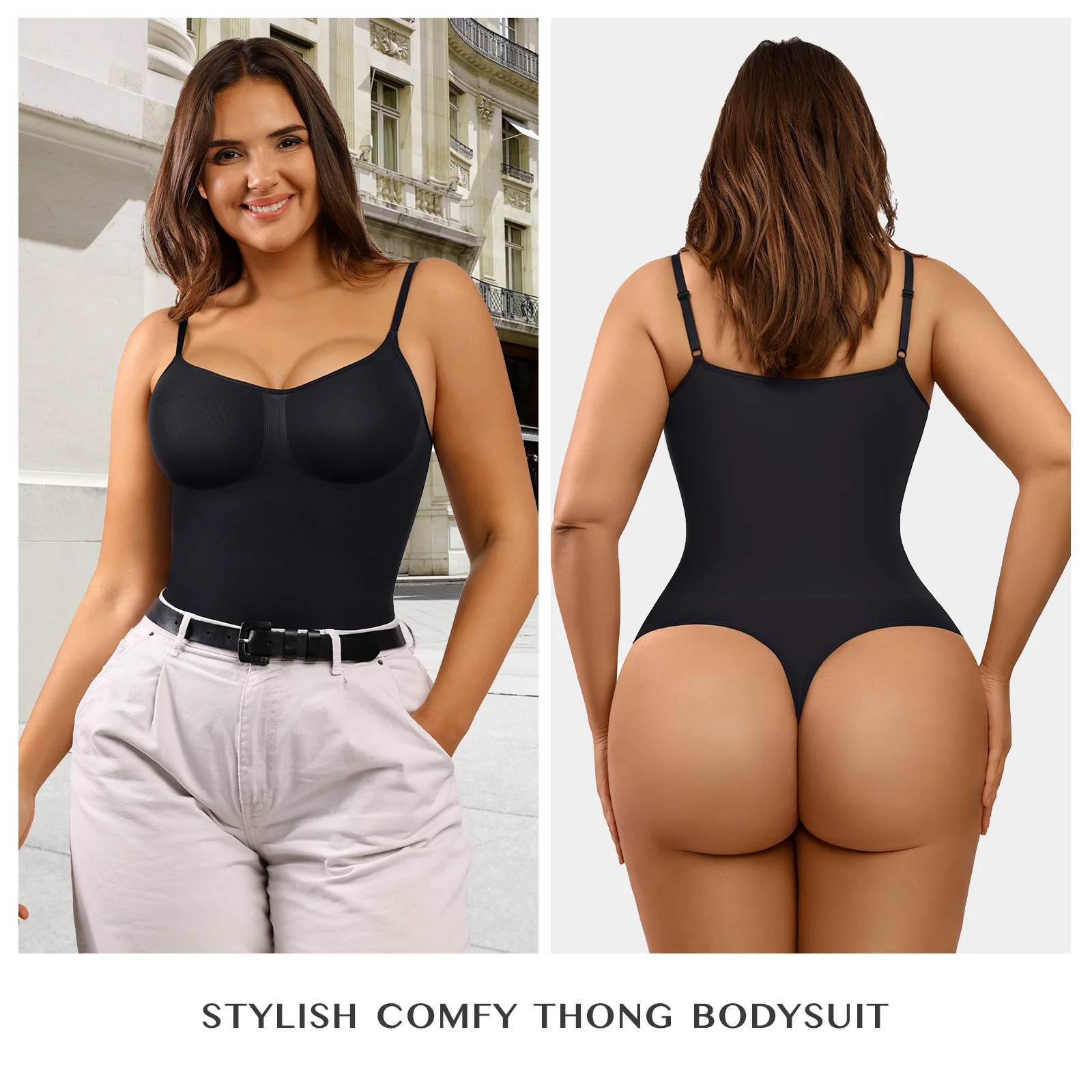 Seamless  Shapewear Thong Bodysuit Colombianas Slimming Waist Women Flat Belly Full Back Body Shaper Girdle Shaper