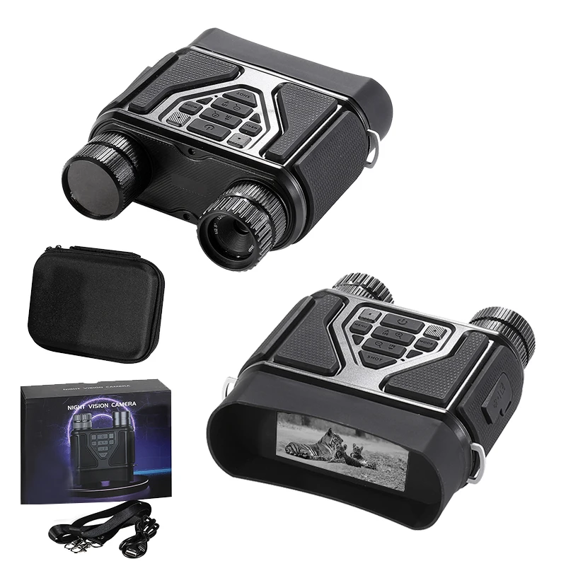 

Night Vision Binoculars Infrared Digital Night Vision Goggles 850nm HD 8X Digital Zoom Hunting Device 1080P Video Day Night 300m