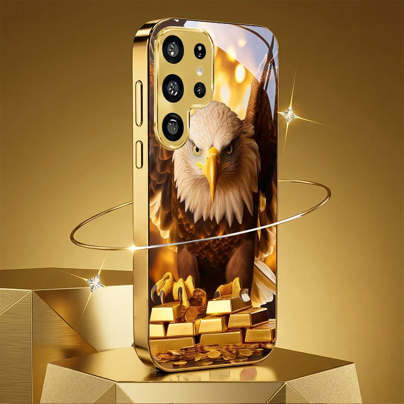 Jineng Tainingguo new pattern electroplated gold is suitable for Samsung Galaxy S26/S26+/S26 Ultra/S25/S25+/S25 Ultra