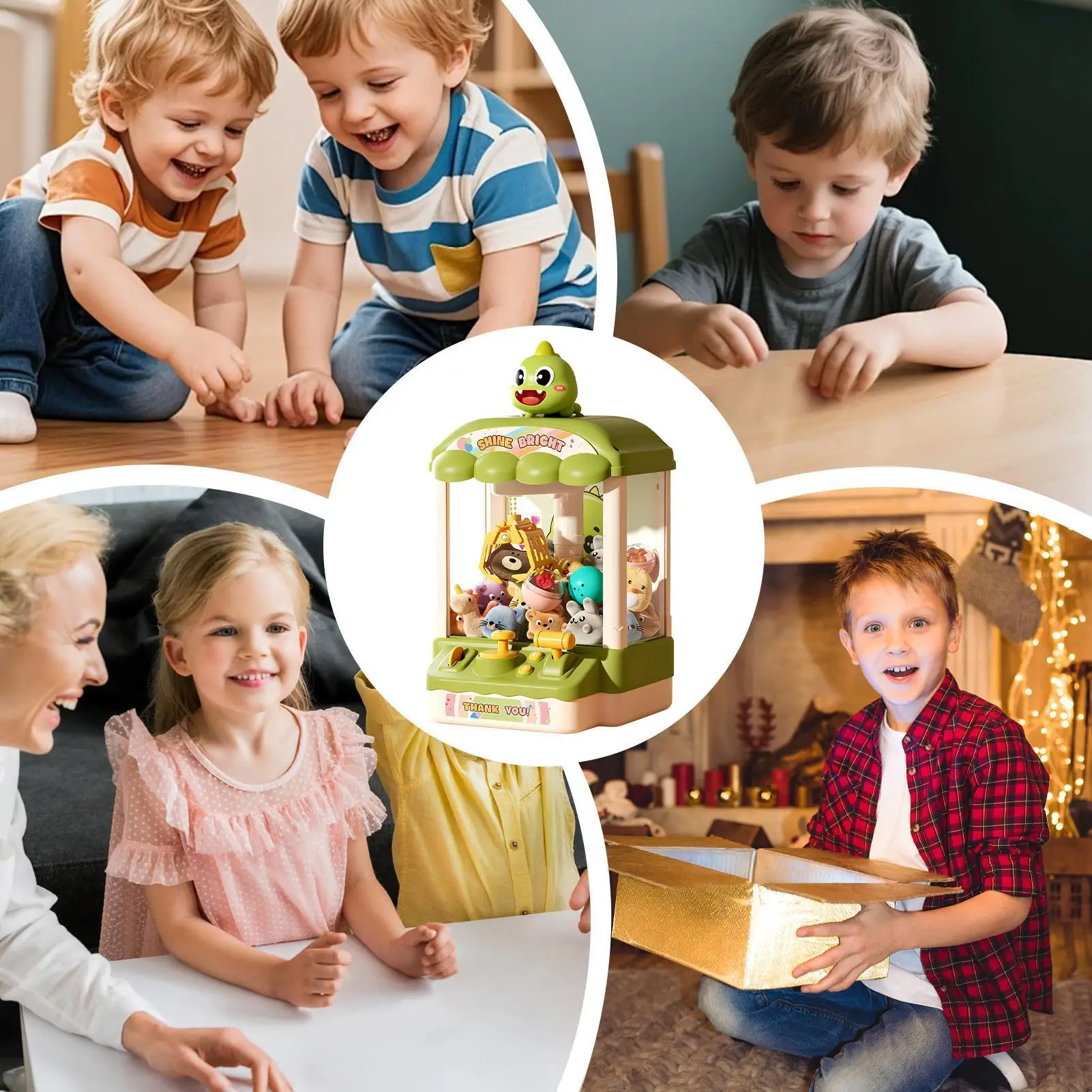 

Машина с когтями динозавра, классные игрушки, захват конфет, диспенсер для призов для мальчиков и девочек, вечеринка по случаю дня рождения, праздничная игра, ночные игры