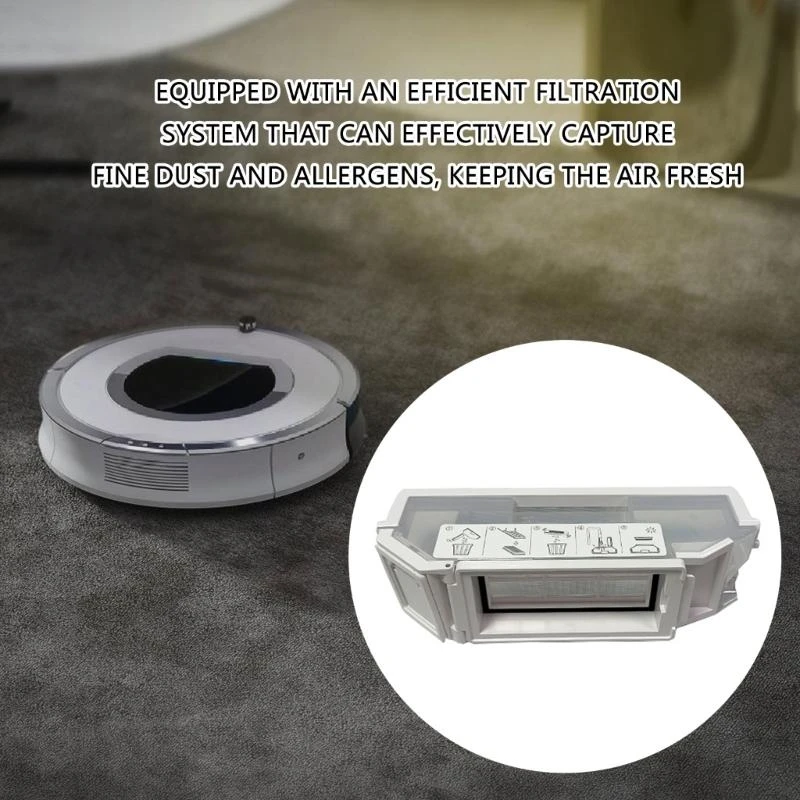 Vacuum Dust Boxes Dust Bin Vacuum Cleaner Boxes Vacuum Boxes Plastic Texture Vacuum Replacement Accessories for T30Pro