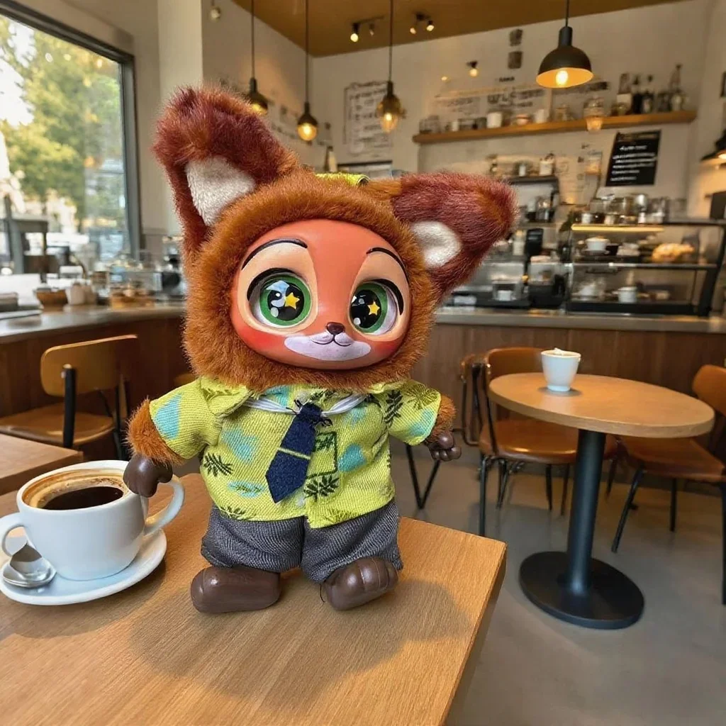 MINISO Halloween Nieuwe Crazy Zootopia Vinyl Series Blind Box - Leuke stripfiguur Pluche tashanger Speelgoed Mystery Gift