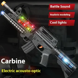Electric Toy Gun for Children Submachine Gun Sound and Light Simulation Eight Tone Pistol, Night Market Supply, Boy Toy