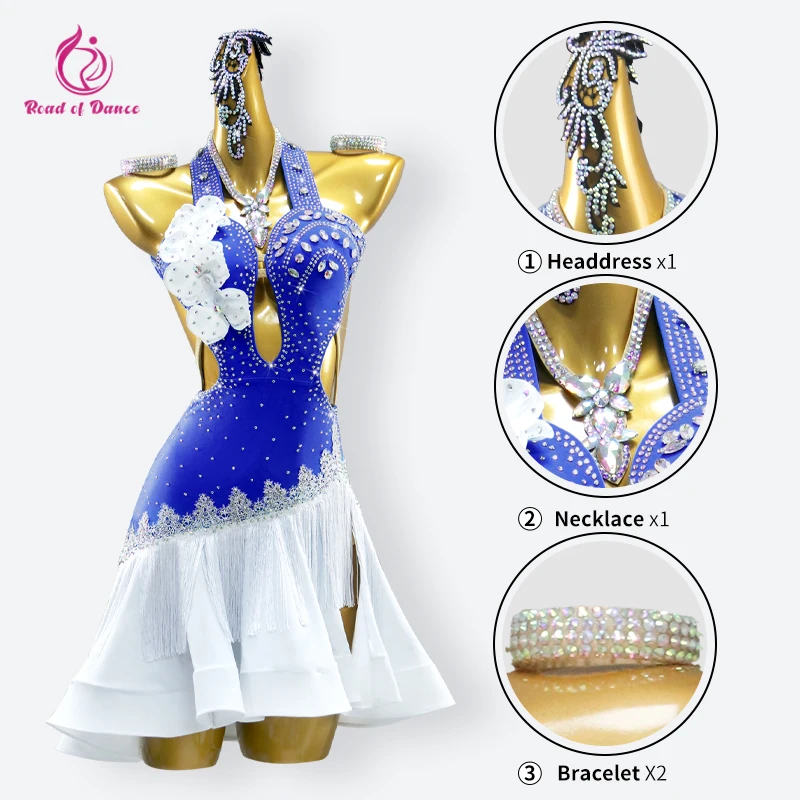 Latin Dance Match Kleid Sexy Formale Ballsaal Kostüme Für Frauen 2025, Festival Karneval Bühne Outfits Weibliche Kabarett Prom Kleidung