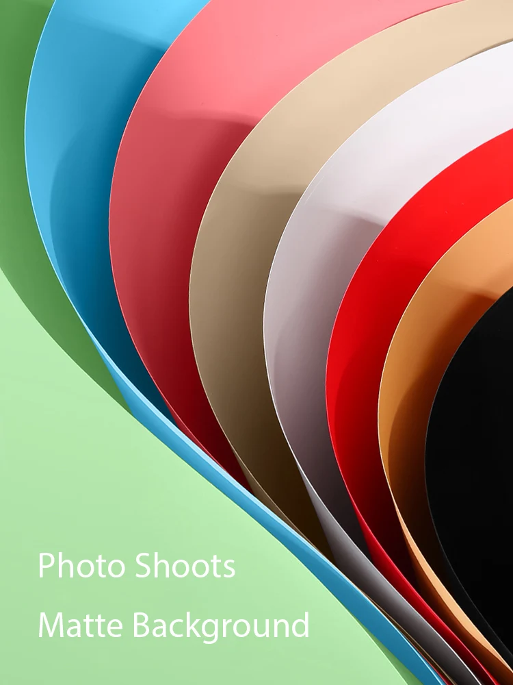 27 Kinds Color Professional Background PVC Backdrops Board Matte Effect Camera Photography Props Photo Studio Accessorie 90x55cm