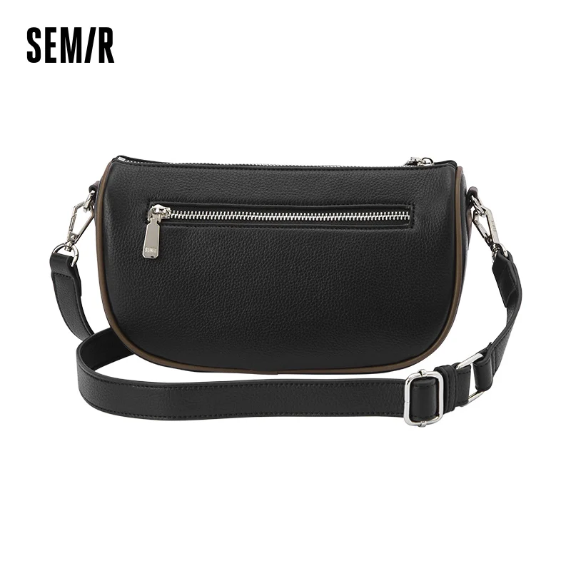 Semir Bag Women Crossbody Bag 2025 New Trendy Color Block Dumpling Bag Fashion Minimalist Shoulder Bag Mini Bag
