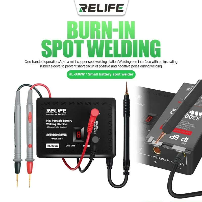 RL-936W DIY Spot Welder Handheld Portable Spot Welding Machine With Quick Release Pen Nickel Plate 18650 Battery Spot Welder