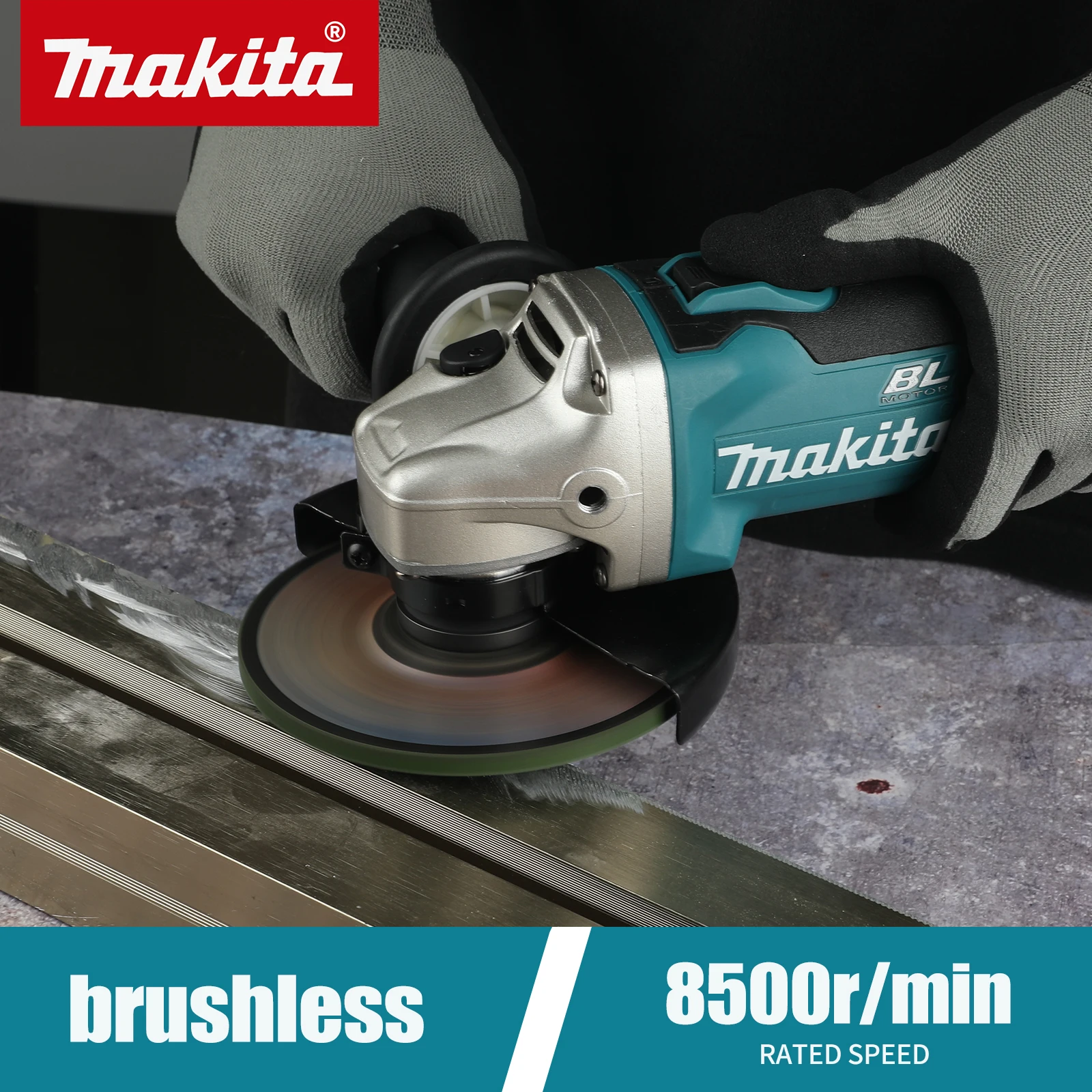 Makita DGA406 100/125mm 18v power tools Grinder Tool Wireless Power Tools Electric Grinder Angle Grinder Brushless Sander Angle