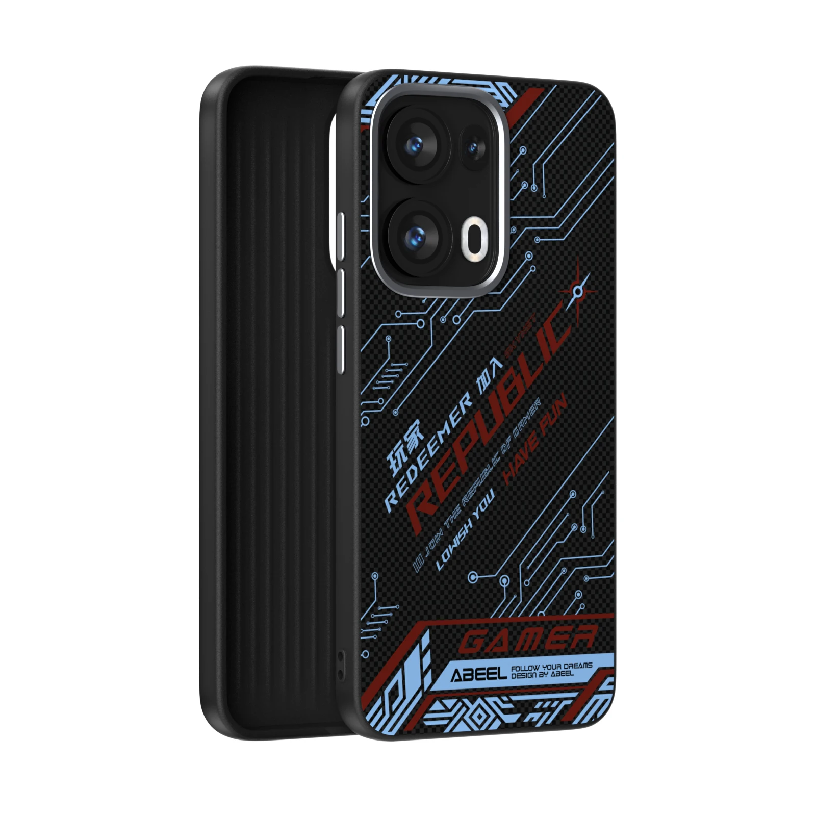 Чехол для OPPO Reno 14 Pro Magsafe, магнитная беспроводная зарядка, карбоновый игровой узор, защита для камеры, чехлы для мобильных телефонов