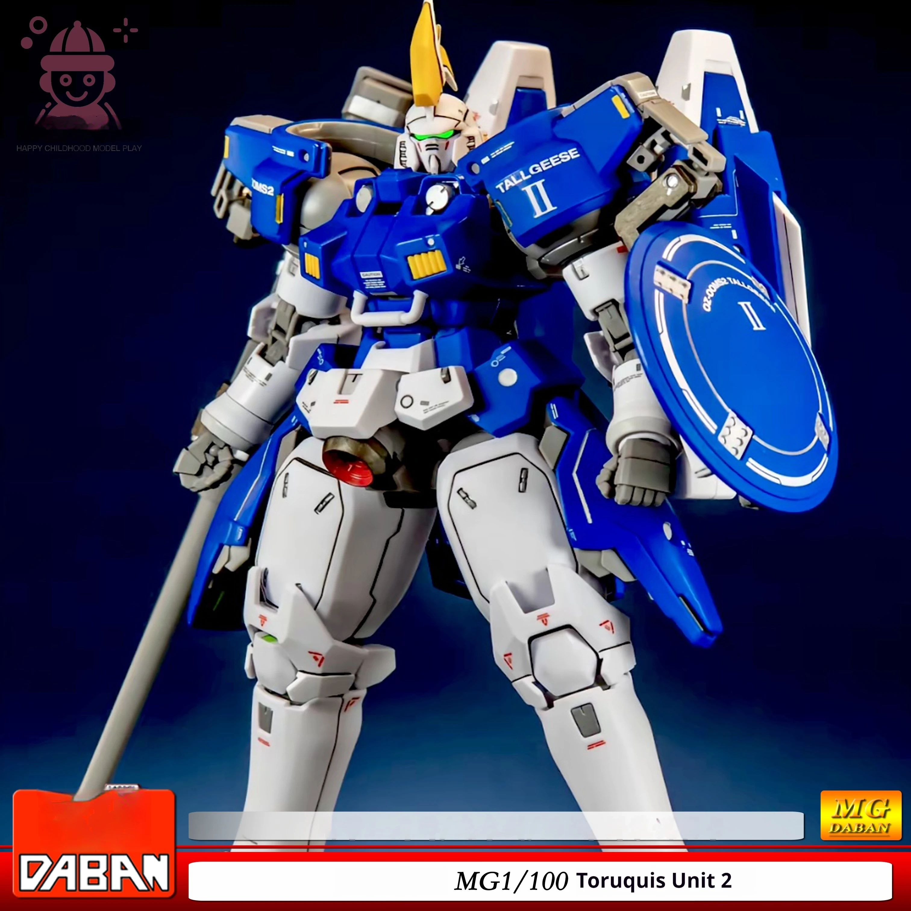 

DABAN 6621 MG 1/100 Tallgeese 2 OZ-00MS Ⅱ Assembly Model Kit Plastic Action Figure Customized Collectible Toy for Enthusiasts
