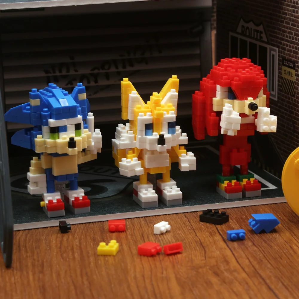 SEGA MOC Bausteine Spielzeug Igel Brickheadzed Dr. Eggman Tails Anime-Spielfiguren Kinder Feiertag Kindertag Geschenk – Detail 5