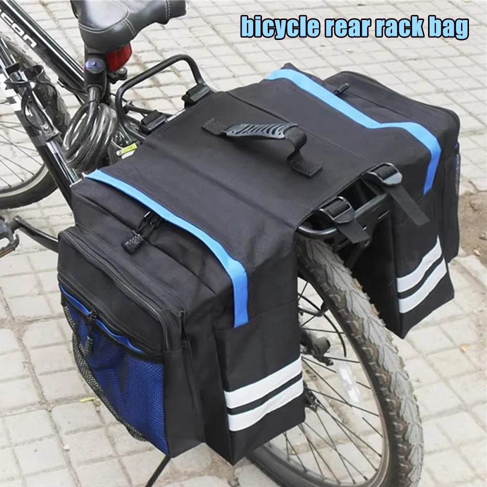 

Водонепроницаемая сумка для хранения велосипедных принадлежностей на задний багажник: одинарная/двойная, для горного велосипеда, под седло