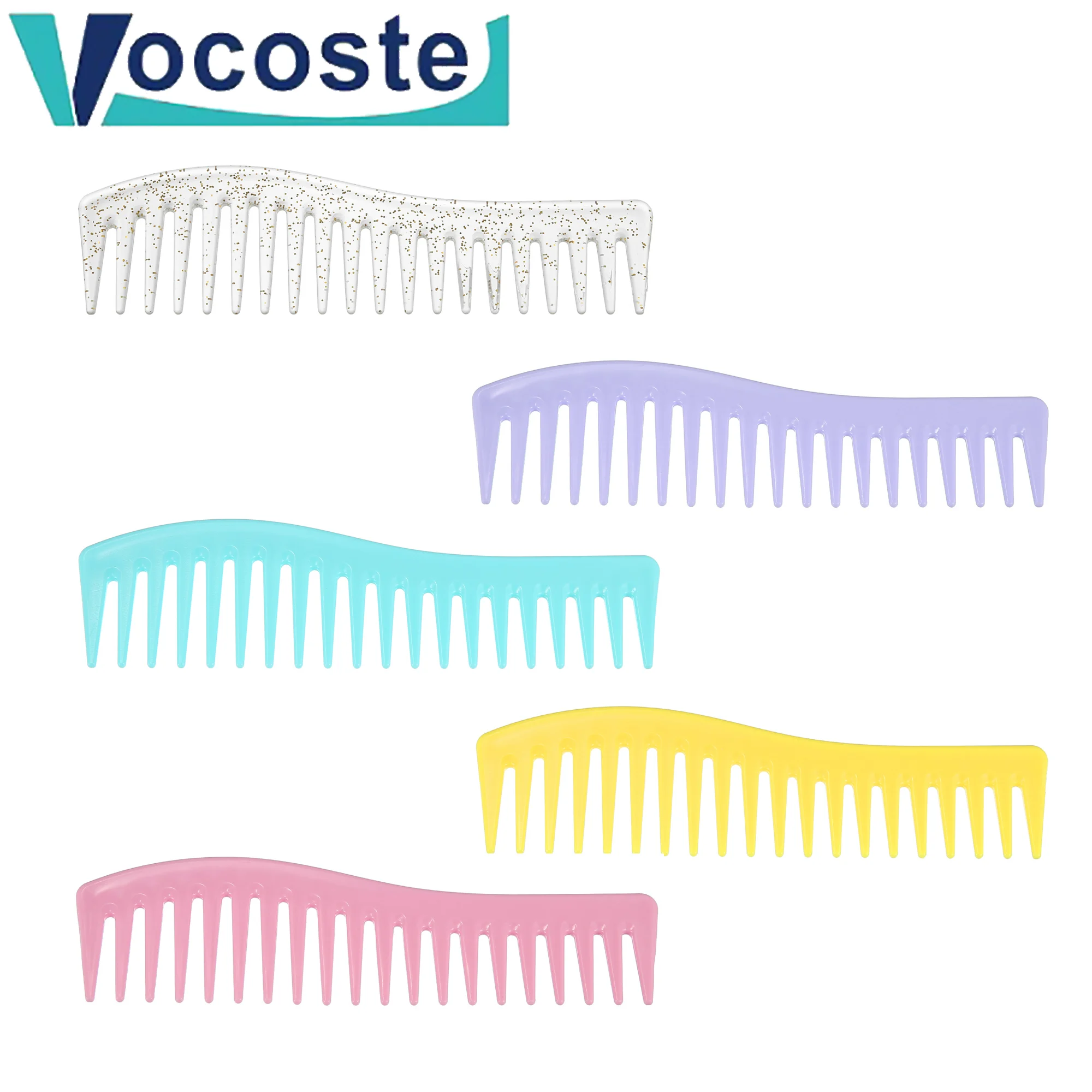 VOCOSTE Wide Teeth Air Cushion Combs Scalp Comb Hair Brush Pro Salon Coarse Spikes Tooth DIY Hairdressing Dyeing Styling Tools