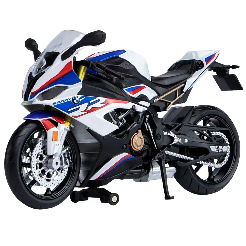 Modelo de motocicleta de aleación de alta simulación, colección de adultos, regalos de decoración, juguetes para niños, 1:12, S1000RR, M13