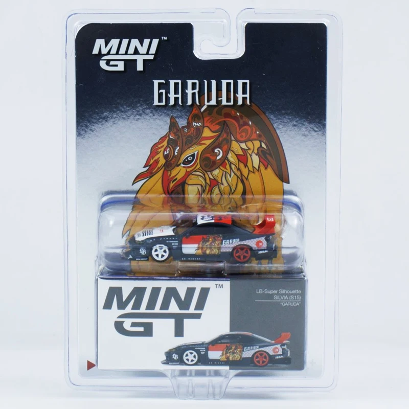 MINIGT 1:64 LB-Super Silhouette S15 SILVIA Garuda alloy car model