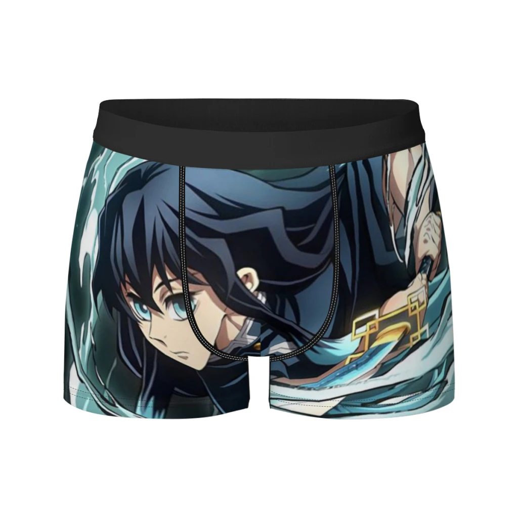 

Muichiro Tokito - Demon Slayer Boxer Men's Panties Underpants Male Breathable Man Boxershorts Underwear For Men