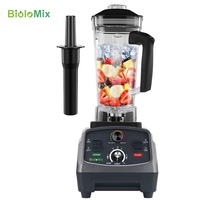 BioloMix 3HP 2200W Heavy Duty Commercial Grade Timer Blender Mixer Juicer Fruit Food Processor Ice Smoothies BPA Free 2L Jar