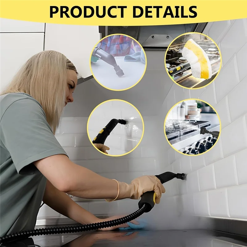 

A98I-Steamer Nozzle Brushes For Karcher SC1 SC2 SC3 SC4 SC5 Replacement Parts Accessories Round Steam Cleaner Brushes