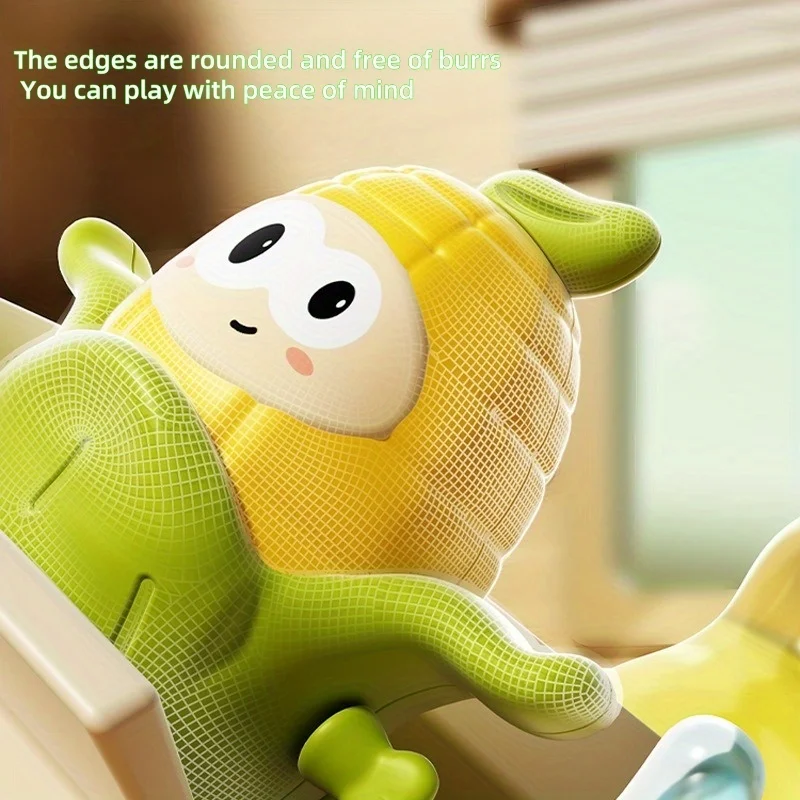 Brinquedo de milho dançante com mecanismo de torção caprichoso, presente divertido de brincadeira para adolescentes e adultos, brinquedo de relaxamento criativo com cores vibrantes