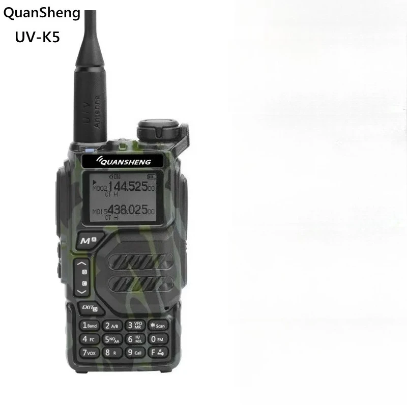 

Радио QuanSheng UV K5 50-600 МГц RX Walkie Talkie VHFUHF 136-174 МГц 400-470 МГц RX TX Обе DTMF VOX FM Air Band Беспроводная копия Freq
