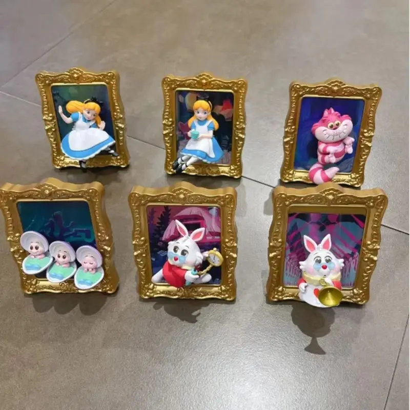 

Genuine Disney Alice Art Museum Series Blind Box Anime Figure Kawaii Collectible Ornament Mystery Box Birthday Customized Gift