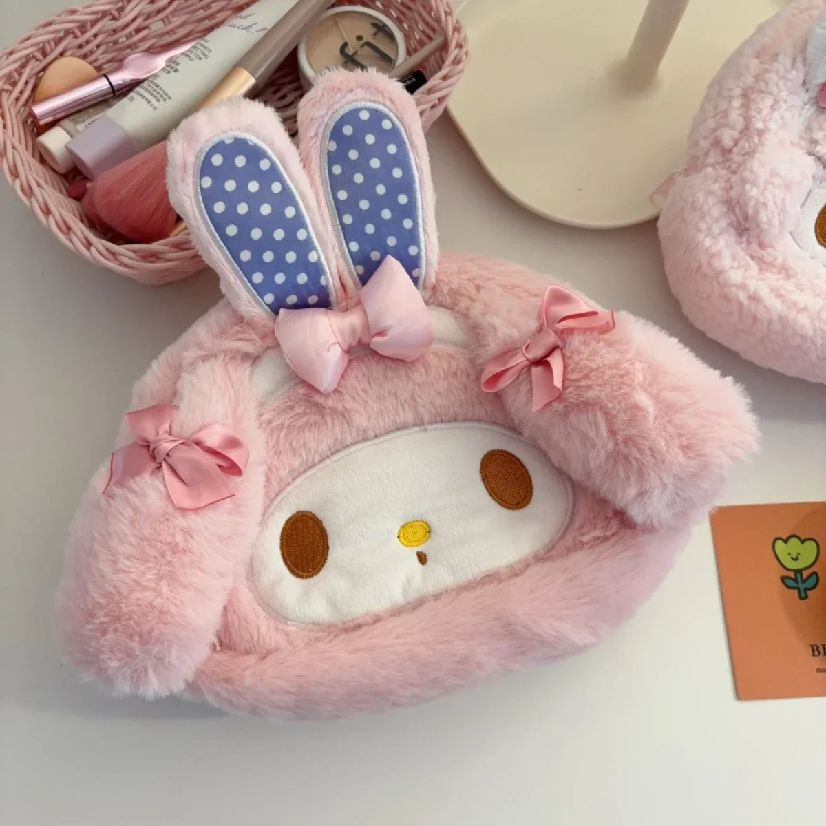 素敵なマイメロディ化粧品バッグ和風アニメピンクポータブル化粧バッグ旅行漫画鉛筆ケースギフト女の子