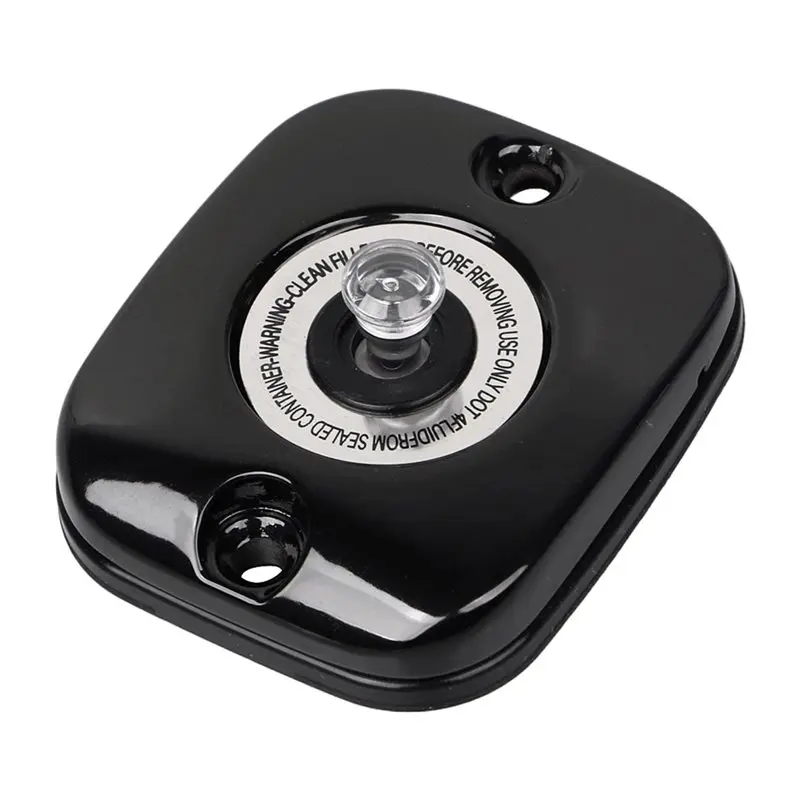 Front Brake Clutch Master Cylinder Cover For Street Electra Glide Softail Dyna Touring Motorcycle With Bolts Included - Image 4